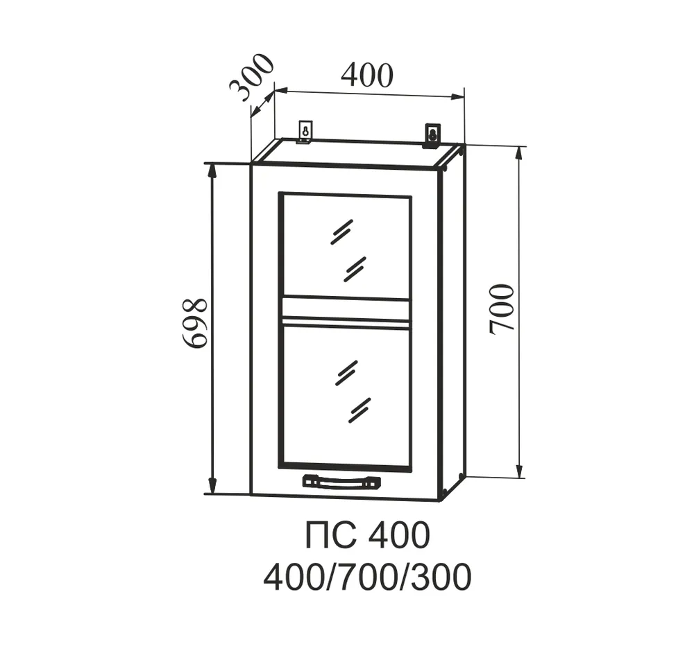 Лофт Дуб цикорий ПС 400