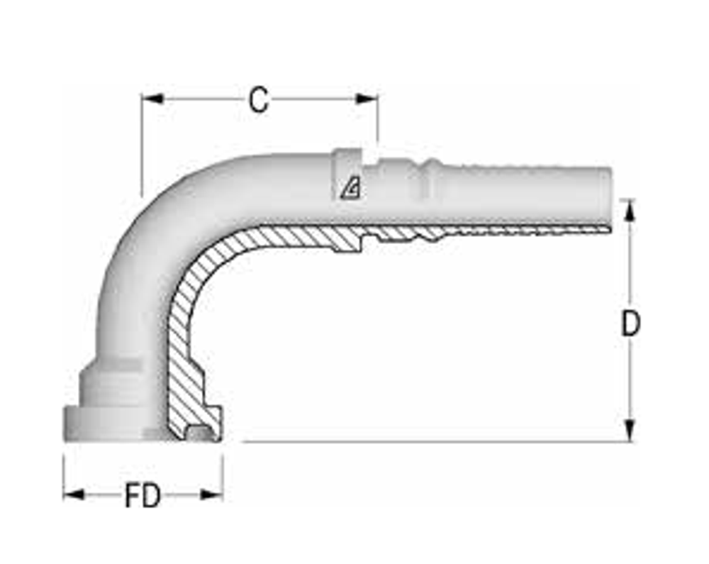 Фитинг DN 25 SFS 3/4 (90) Interlock