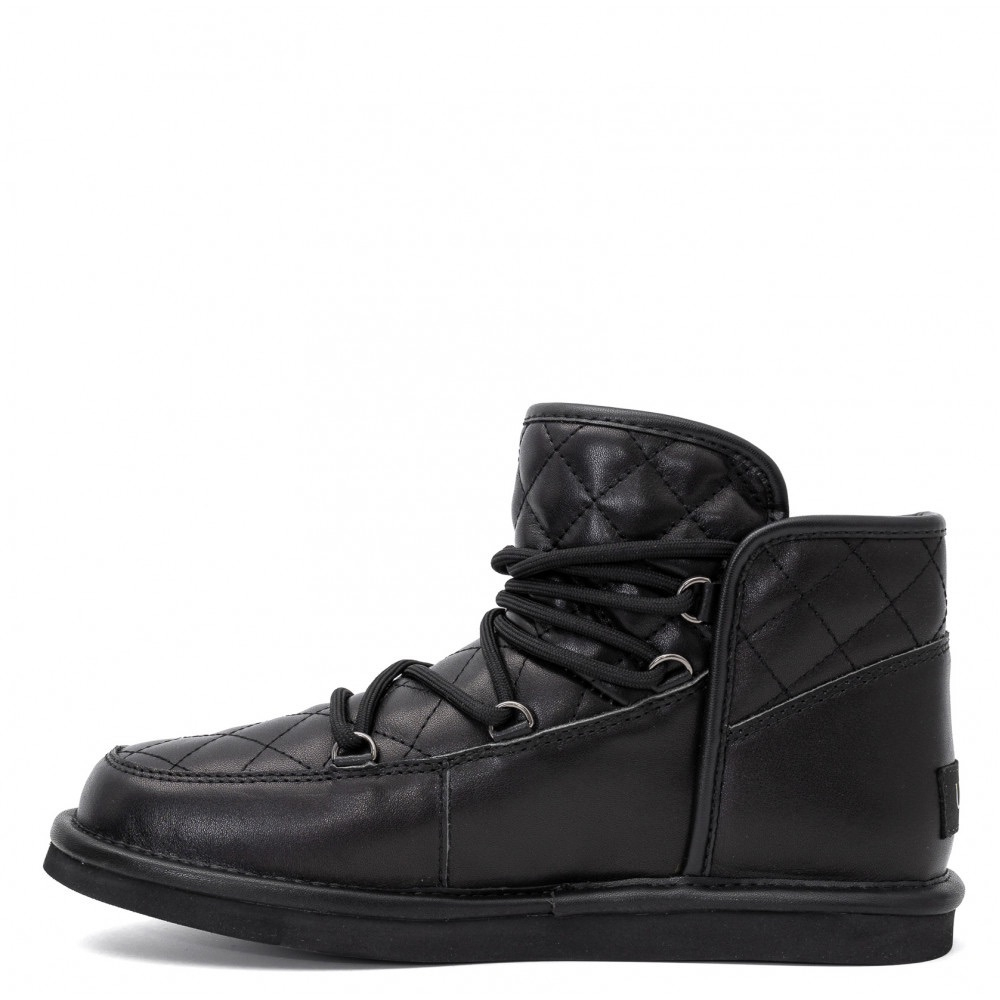 UGG Lodge Mini Leather Black