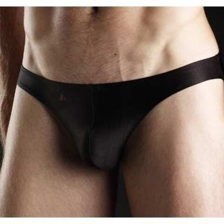 Мужские трусы слипы черные Joe Snyder Black Brief