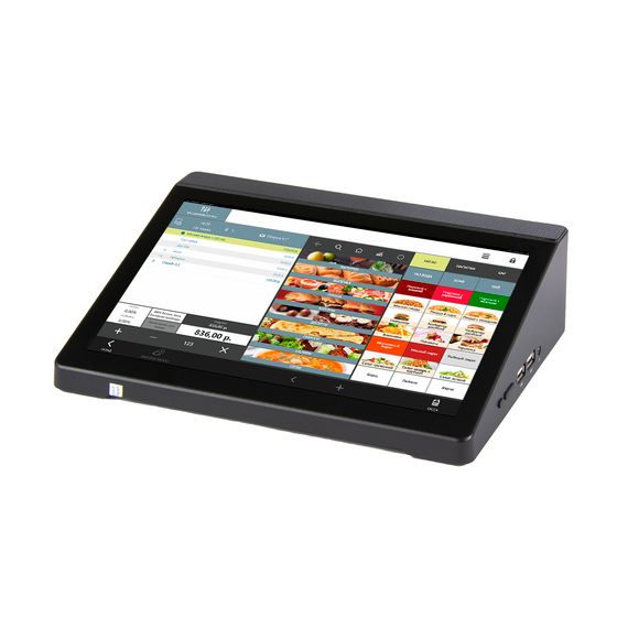 Компактный сенсорный POS-терминал POScenter Prime (10.1&quot; емкостной, Intel Apollo Lake J3355, 2.0 GHz; RAM4Gb; eMMC64Gb; аккумулятор Li-Ion 2 400mAh, Wi-Fi; BT; 2*USB 2.0; 2*USB 3.0; 1*RS232; 1*HDMI;1* LAN, блок питания 12V2A) WIN 10PRO