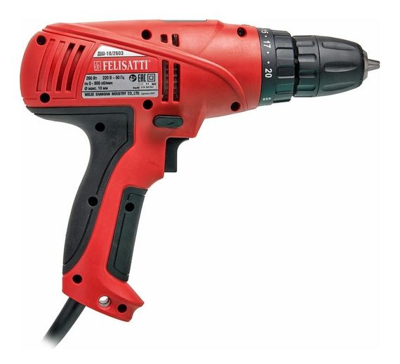 Сетевой шуруповерт Felisatti ДШ-10/260Э