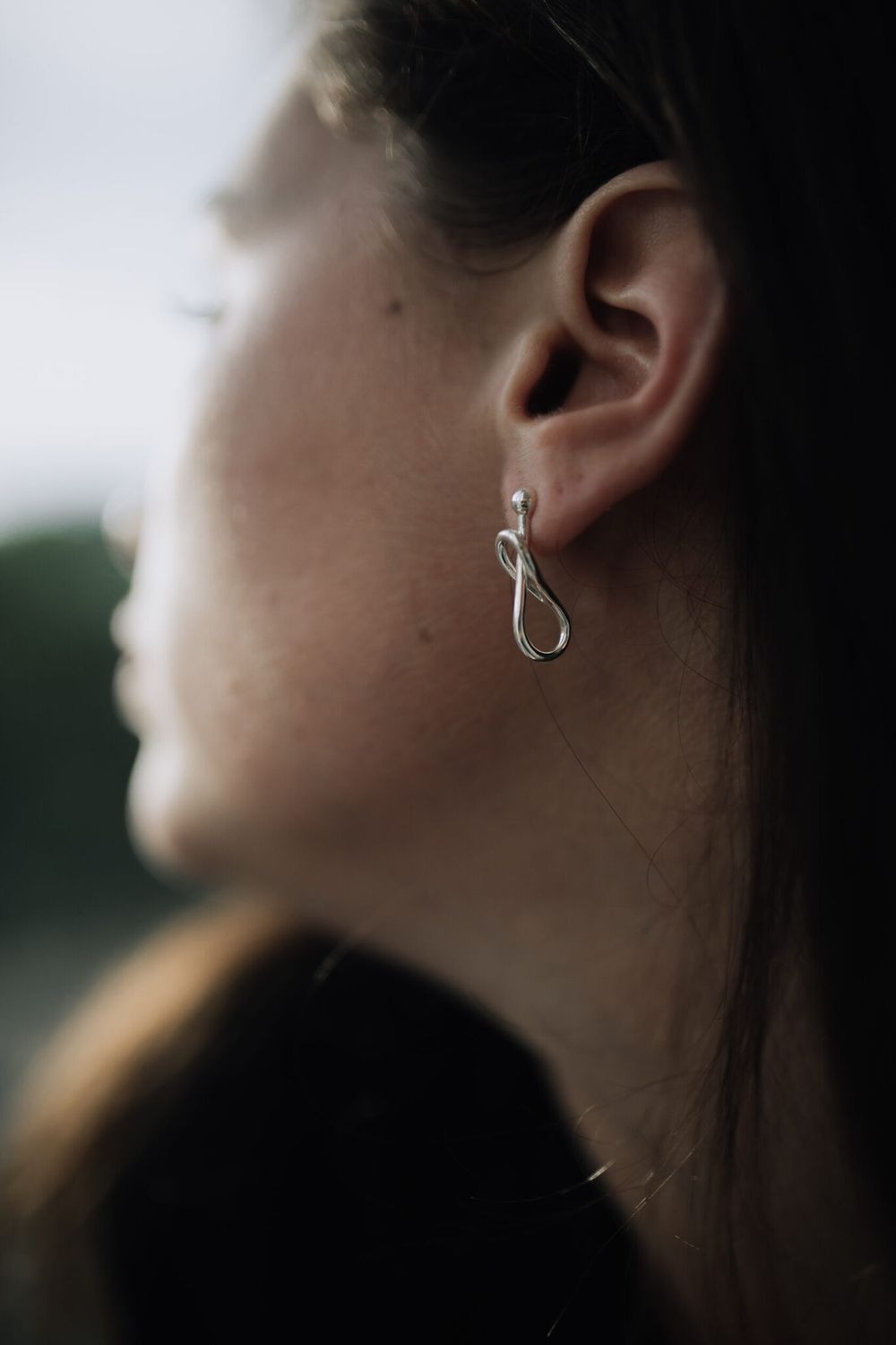 Серьги Петля