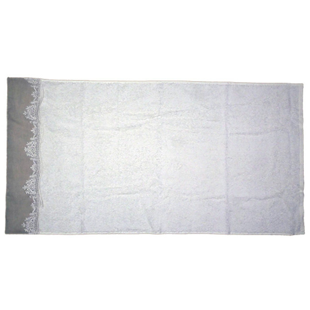 Набор из 2-х полотенец "Кружевная кайма" кремовое 38х58см/55x104см