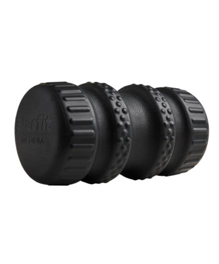 Ролик массажный FA-526, PU, средняя жесткость, 15x8 см, черный