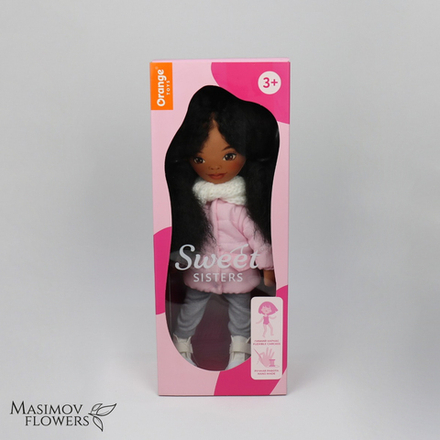 Кукла Тина в розовой курточке