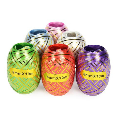 Лента упаковочная 5мм 10м 6 цветов 18шт кор