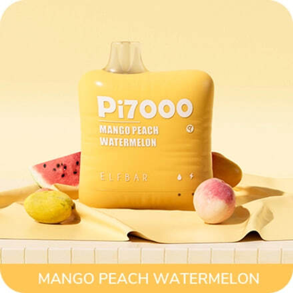 Elf Bar PI7000 - Mango Peach Watermelon (5% nic)