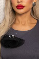 Платье Лайма (серое) П14793-4М LT Collection