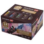 Краски акриловые художественные BRAUBERG ART PREMIERE, НАБОР 24 шт., в тубах по 22 мл, 191782