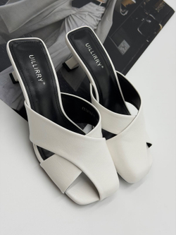 Босоножки женские эко-кожа арт. FECM 102-1 цвет "белый"