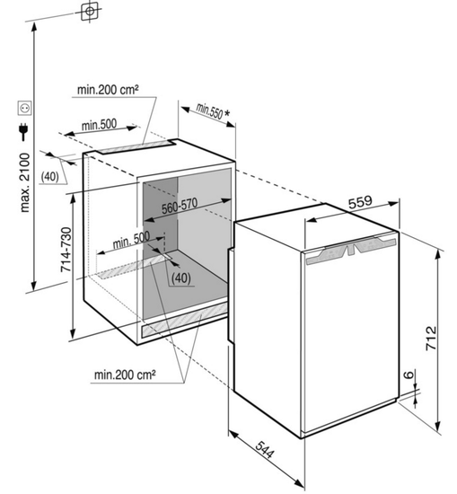 Встраиваемый морозильник Liebherr IGN 1054