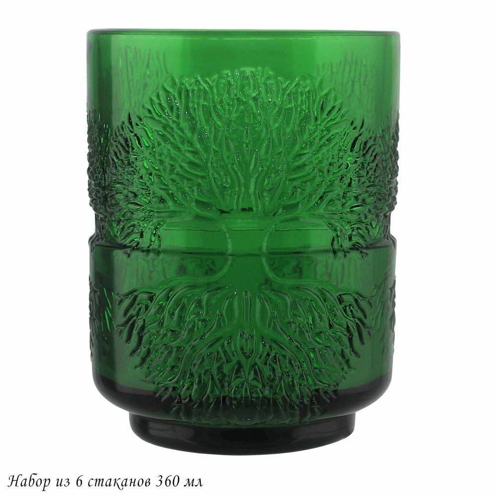 Lenardi 583-037 Набор из 6 стаканов 360 мл в под.уп.(х4)Стекло