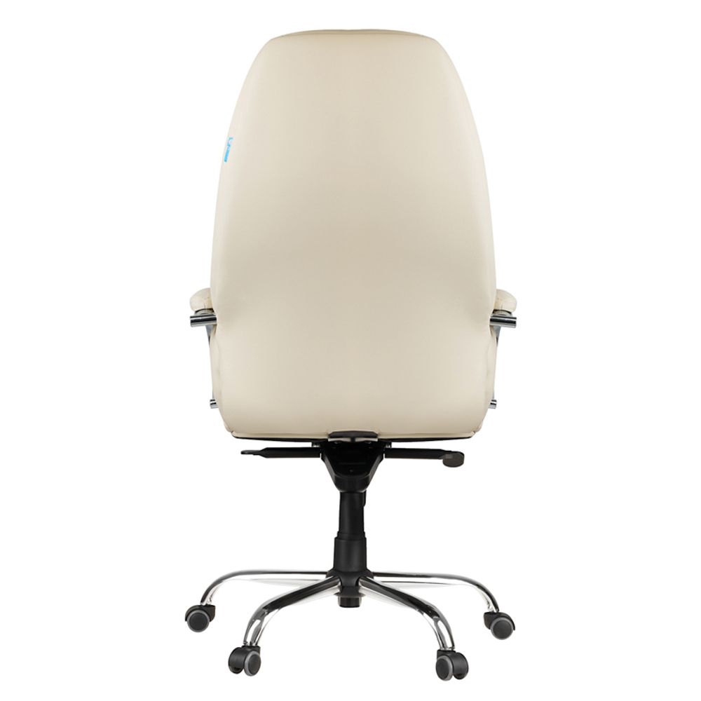 Кресло руководителя Helmi HL-ES11 "Сonvince", повышенной прочности, экокожа бежевая, мультиблок, до 250кг