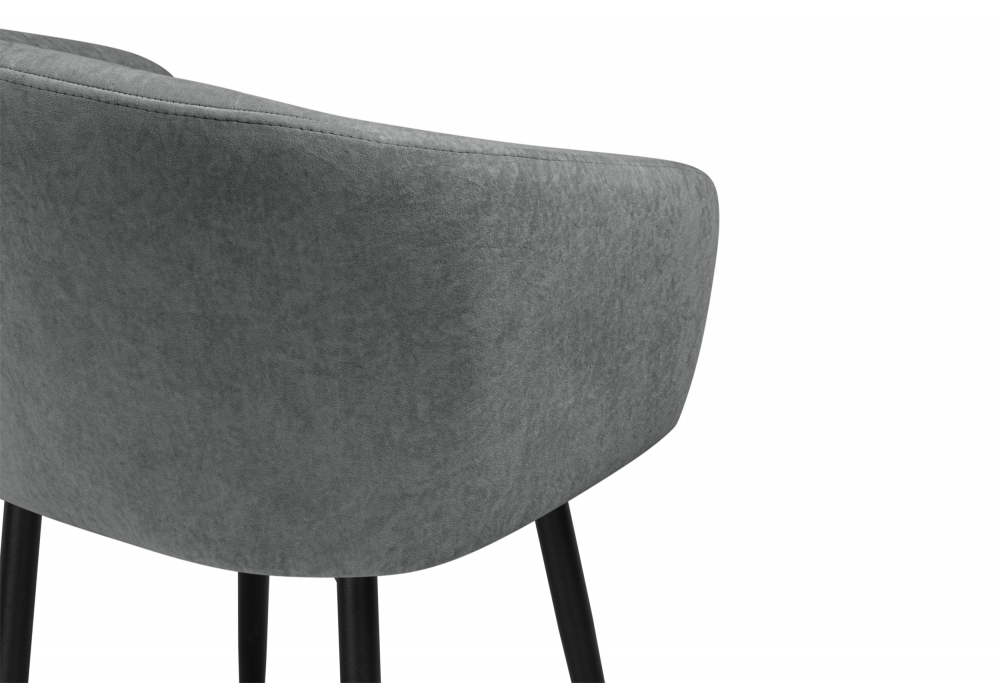 Стул на металлокаркасе Woodville Моншау marseille 11 данс, черный, ножки черные