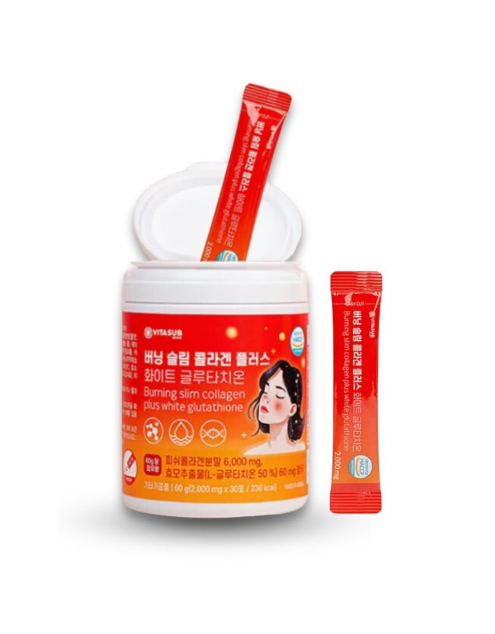 Burning slim collagen 30 стиков (банка)