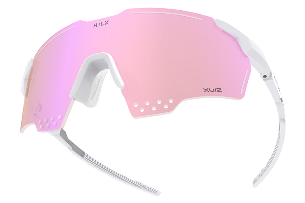 Спортивные очки с диоптриями HILX Gladiator (L) Shiny White / Trail lens