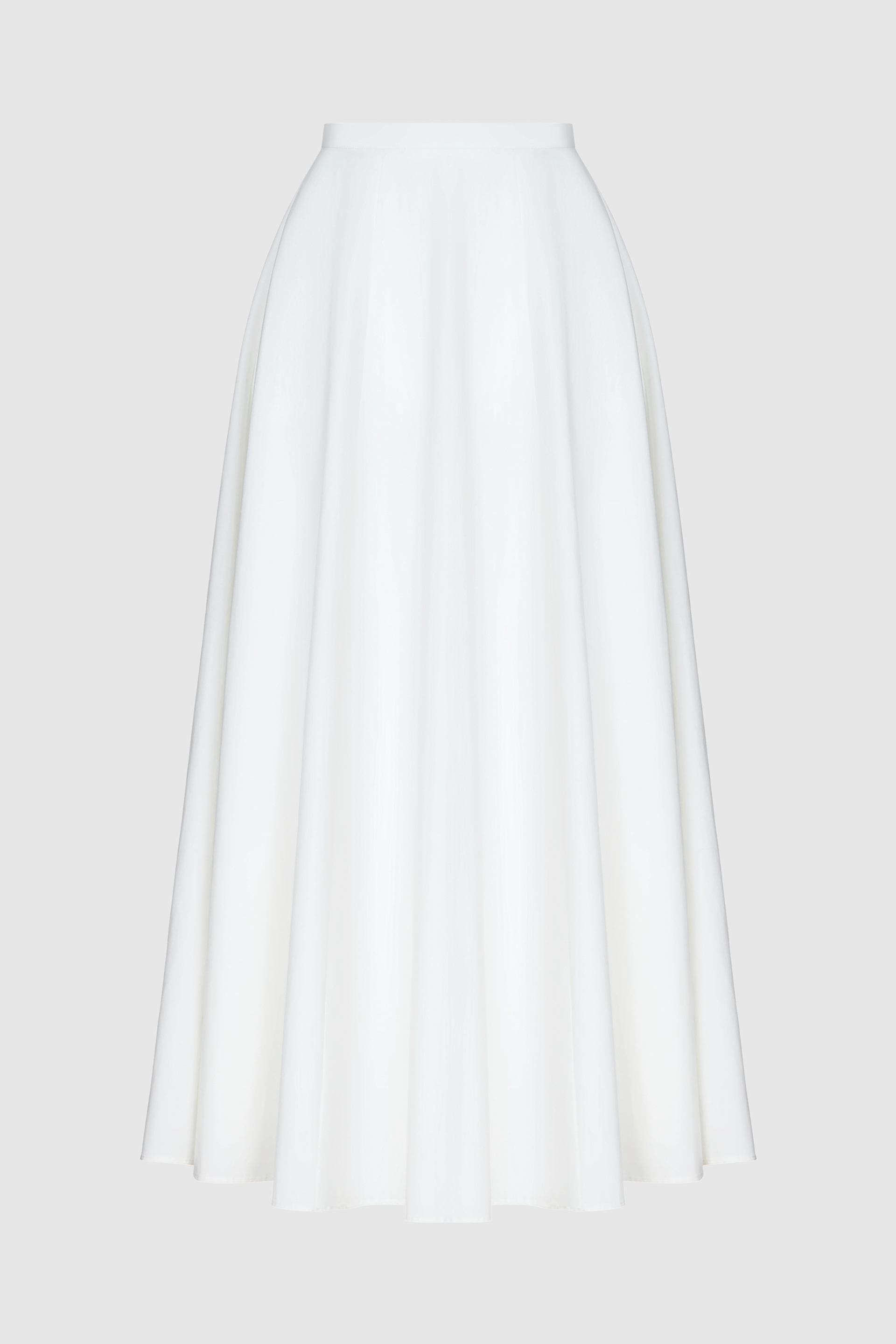 Юбка из хлопка белая