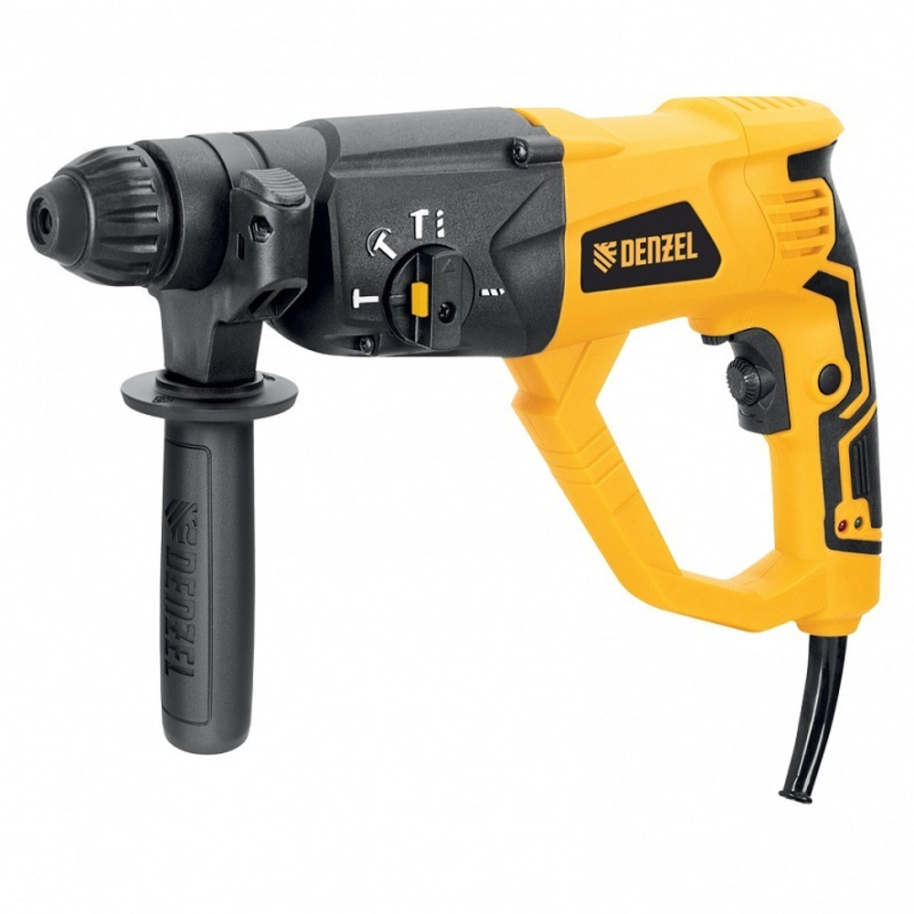 Перфоратор Denzel RH-1050-26, SDS-plus, 1050 Вт, 3,2 Дж, 3 плюс 1 реж. 26608