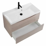 Тумба с раковиной Belbagno MARINO 80 2C-SO/BB800/450-LV-MR-AST Rovere Grigio