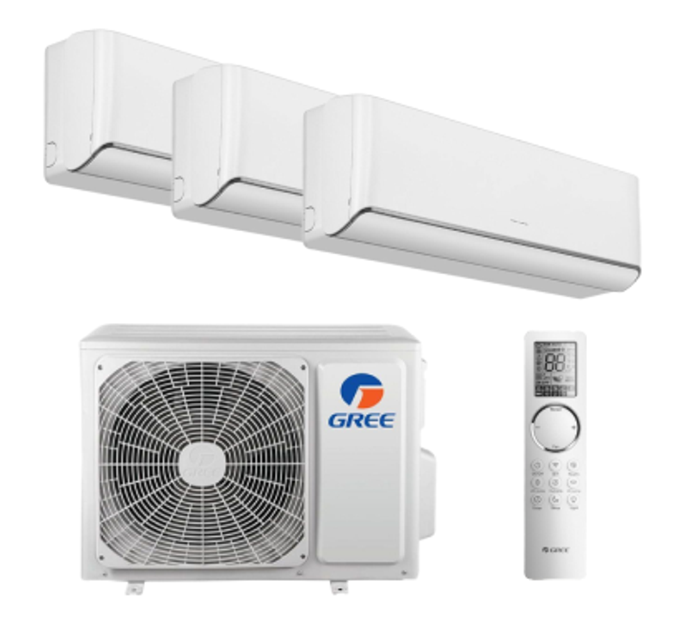 Мульти сплит-системы Gree на 3 комнаты (20+20+20 кв.м.) Airy white
