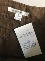 Бриджи Zara льняные приятного цвета, маркировка S,  44 размер, новые