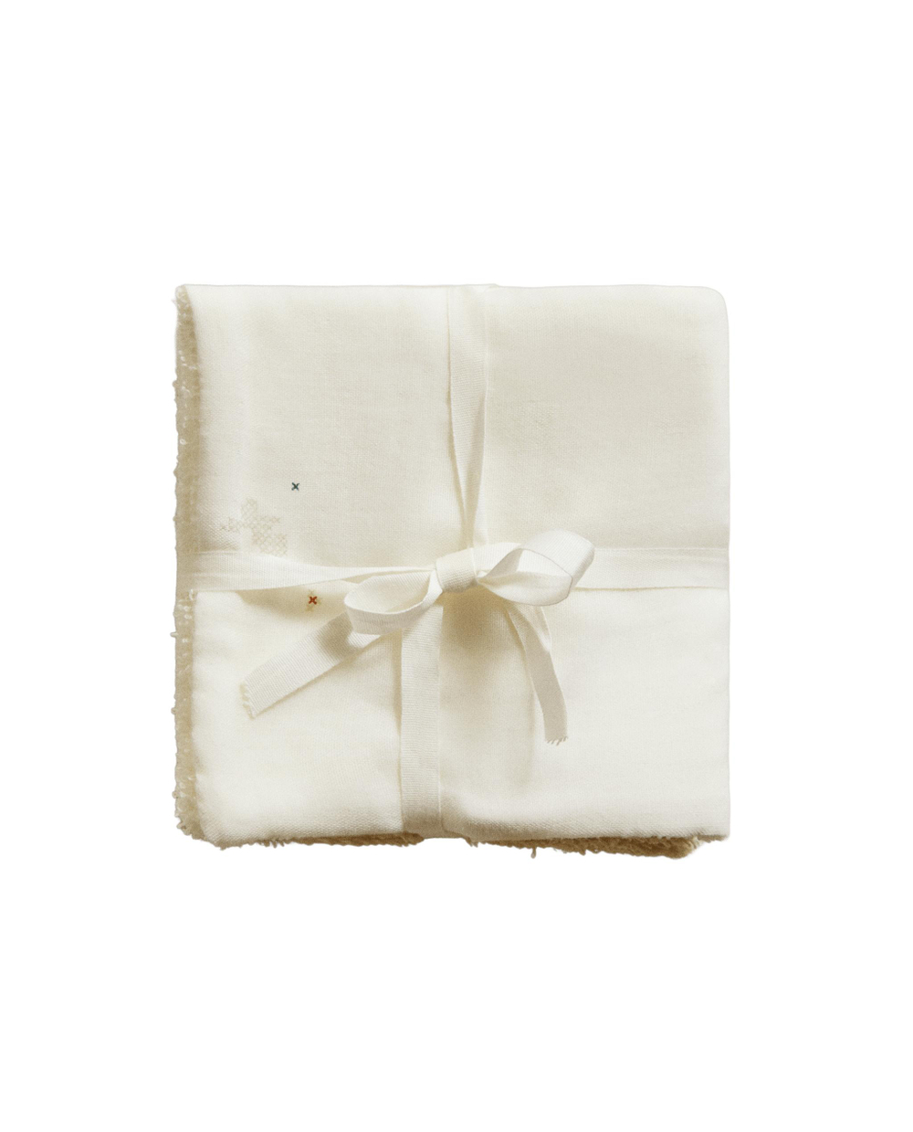 Zara Home Полотенце для лица и рук из хлопка, экрю, 30x30 см (2 шт.)