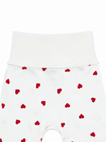 Штанишки Сердечки red (56,62)