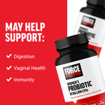 Force Factor, Пробиотик для женщин, 50 млрд КОЕ, 60 растительных капсул (25 млрд КОЕ на капсулу)