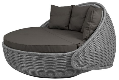 Шезлонг Диван-кровать Nestbed (серый, подушка графит)