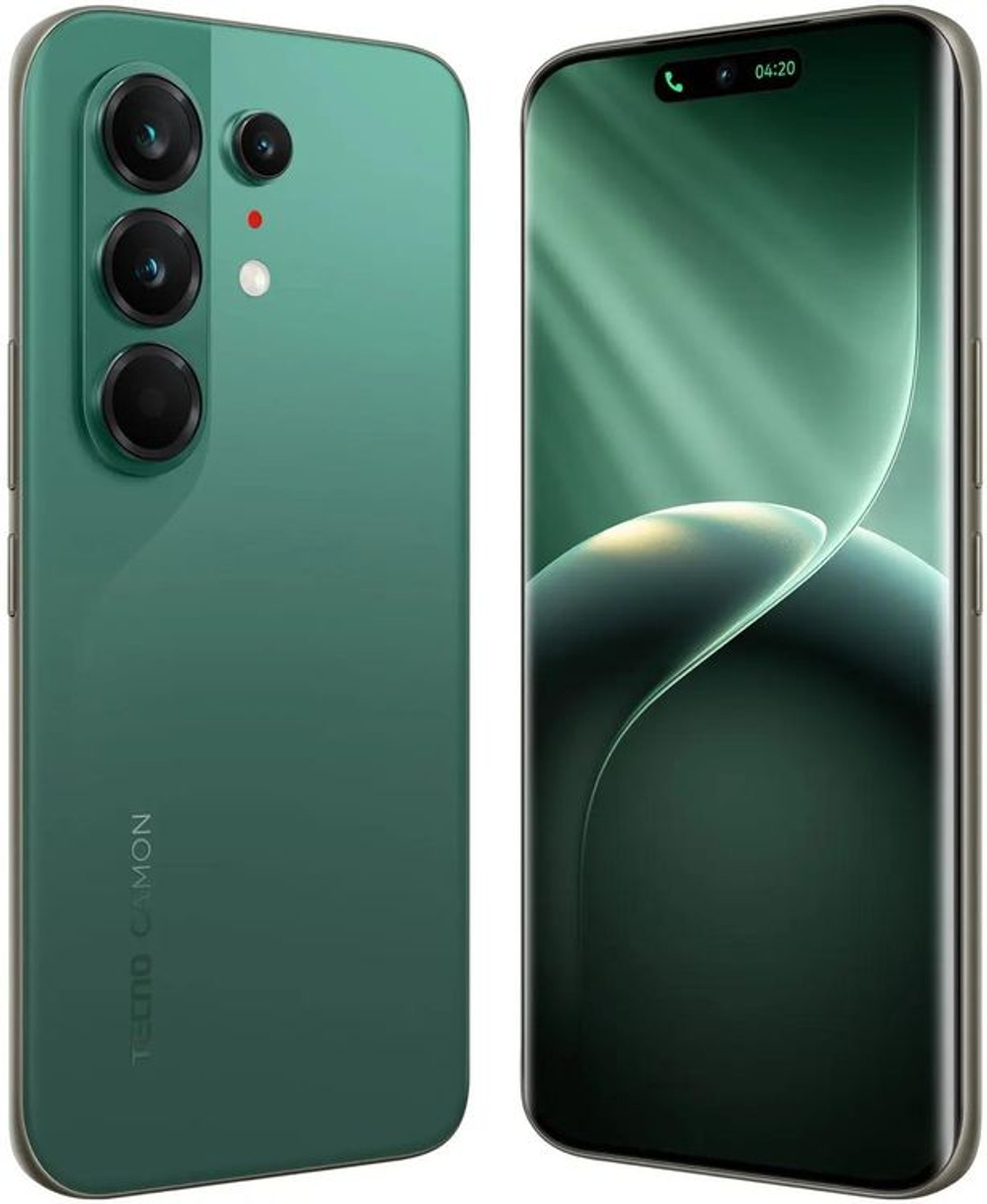 6.78" Смартфон TECNO Camon 50 Ultra 5G 8/256Gb,  NFC,  AMOLED,  144Гц,  6500мAч,  зеленый