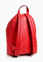 Рюкзак GUESS Красный/Выдавленные надписи Девочка