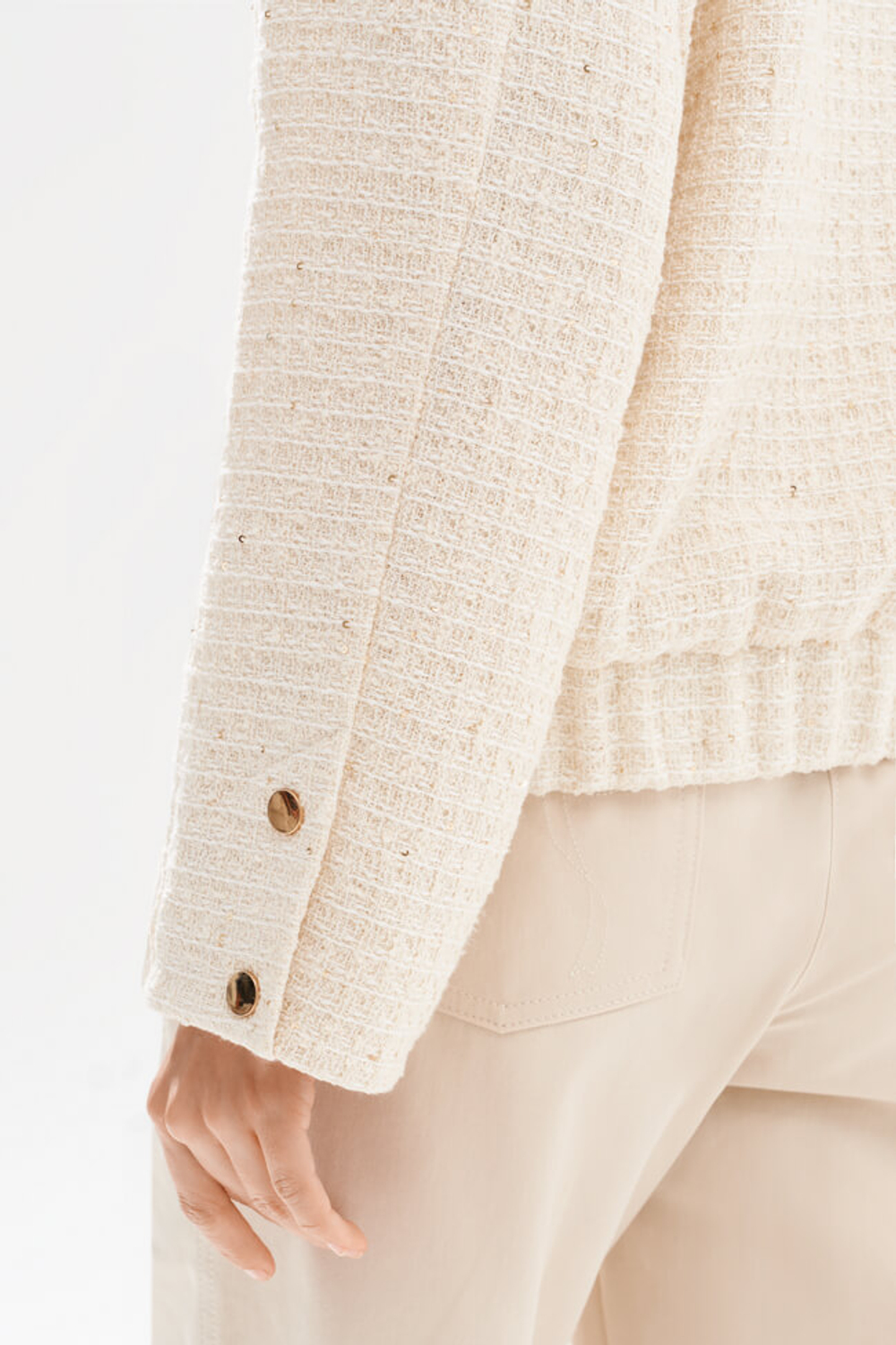 1986 Блузон женский (сливочно-золотистый)