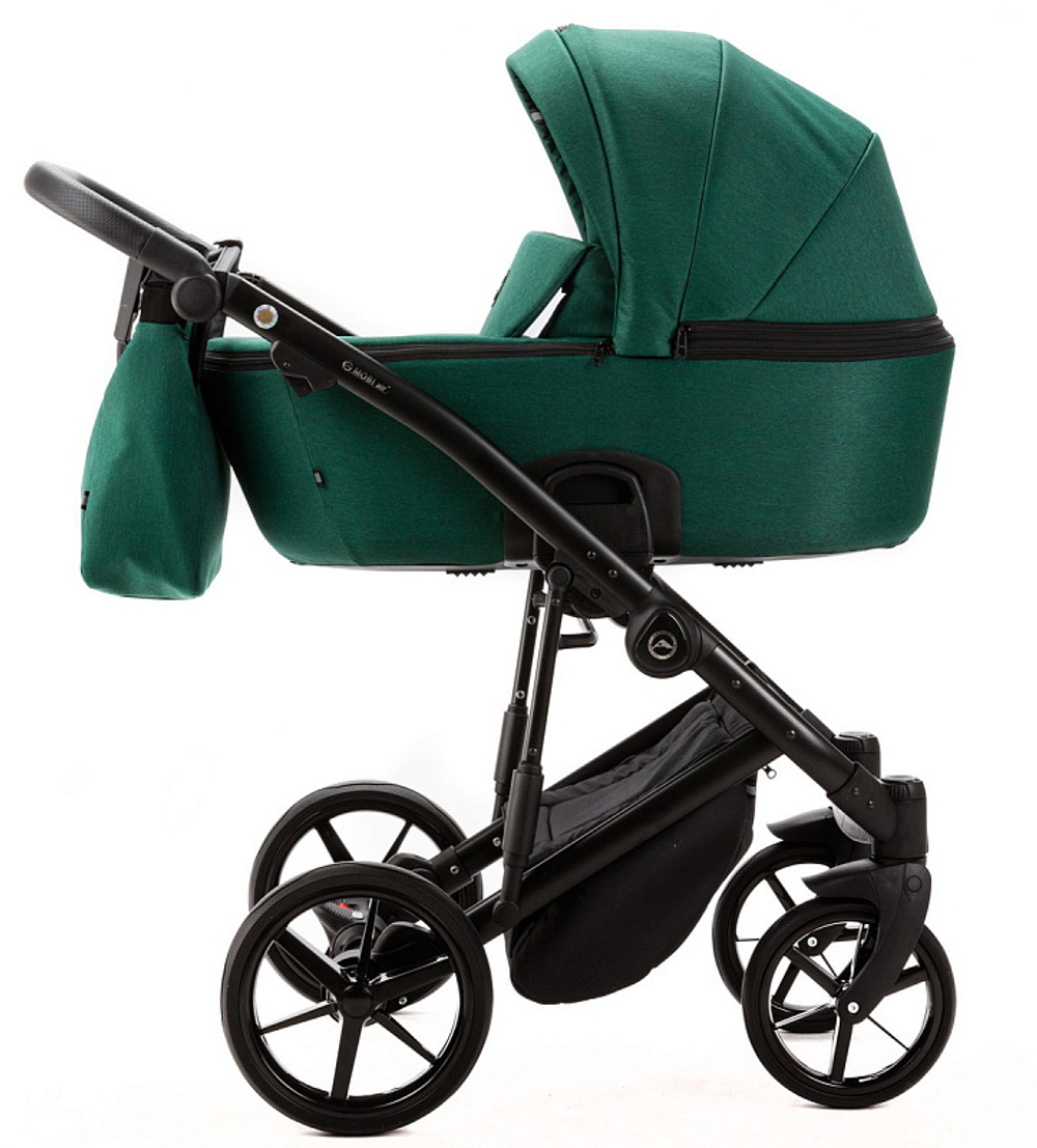 Детская коляска Adamex Mobi New 2 в 1 MN-TK52 ТЕМНО-ЗЕЛЕНЫЙ