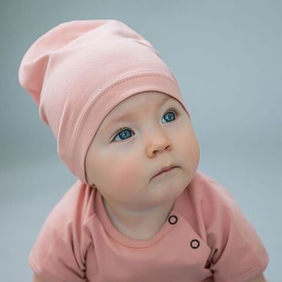 Bb team hat &amp; kerchief set 3-18 months - Rose