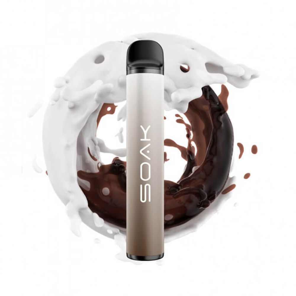 Одноразовая электронная сигарета SOAK X - Coffee Milk (Кофе с молоком) 1500 тяг