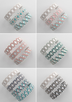 Схема PEYOTE, Схема браслета мозаичное плетение, узор из Miyuki Delica 11/0, файл PDF, №174