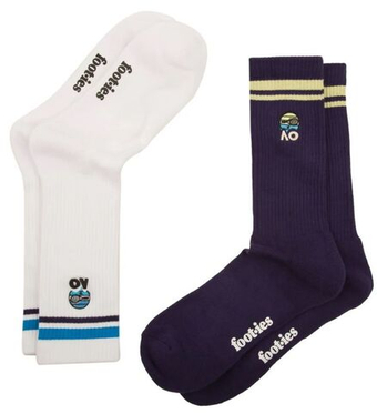 Теннисные носки Australian Open Sunset Racket Sneaker 2P - разноцветный