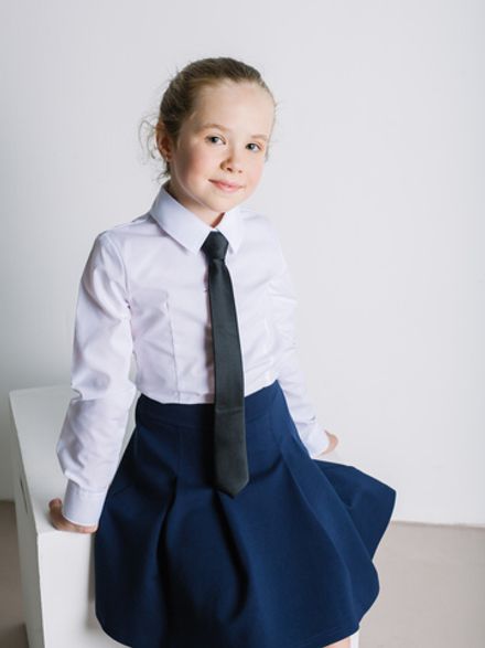 Галстук с фиксатором "Черный"