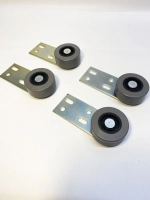 Колесная опора на площадке мебельная №424, 2 шт.