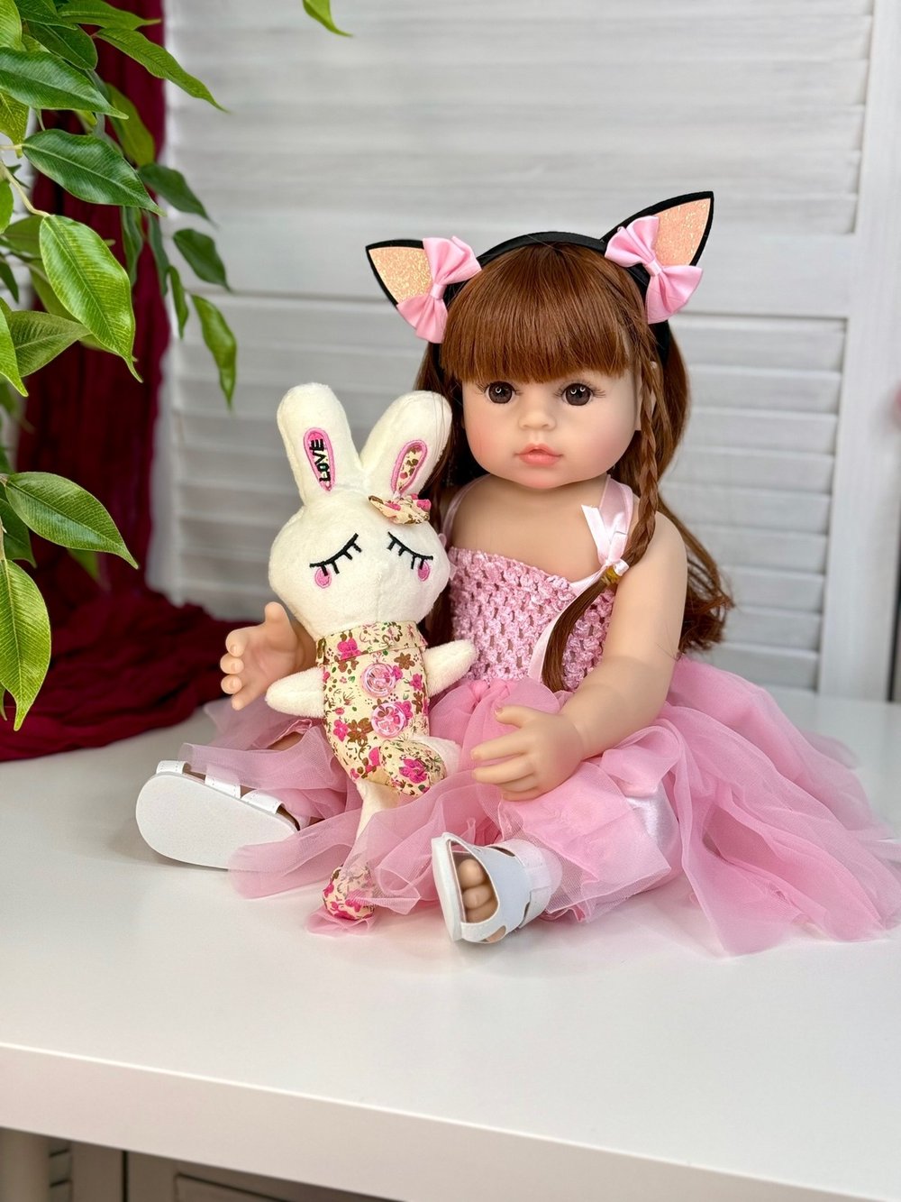 Кукла Реборн виниловая 48см в пакете (FA-063A)