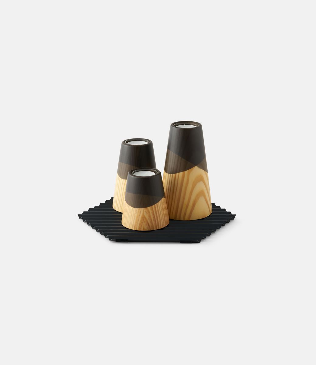 Woodendot Valle Black — набор подставок из стали