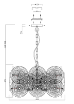 Подвесной светильник Maytoni MOD007PL-08G