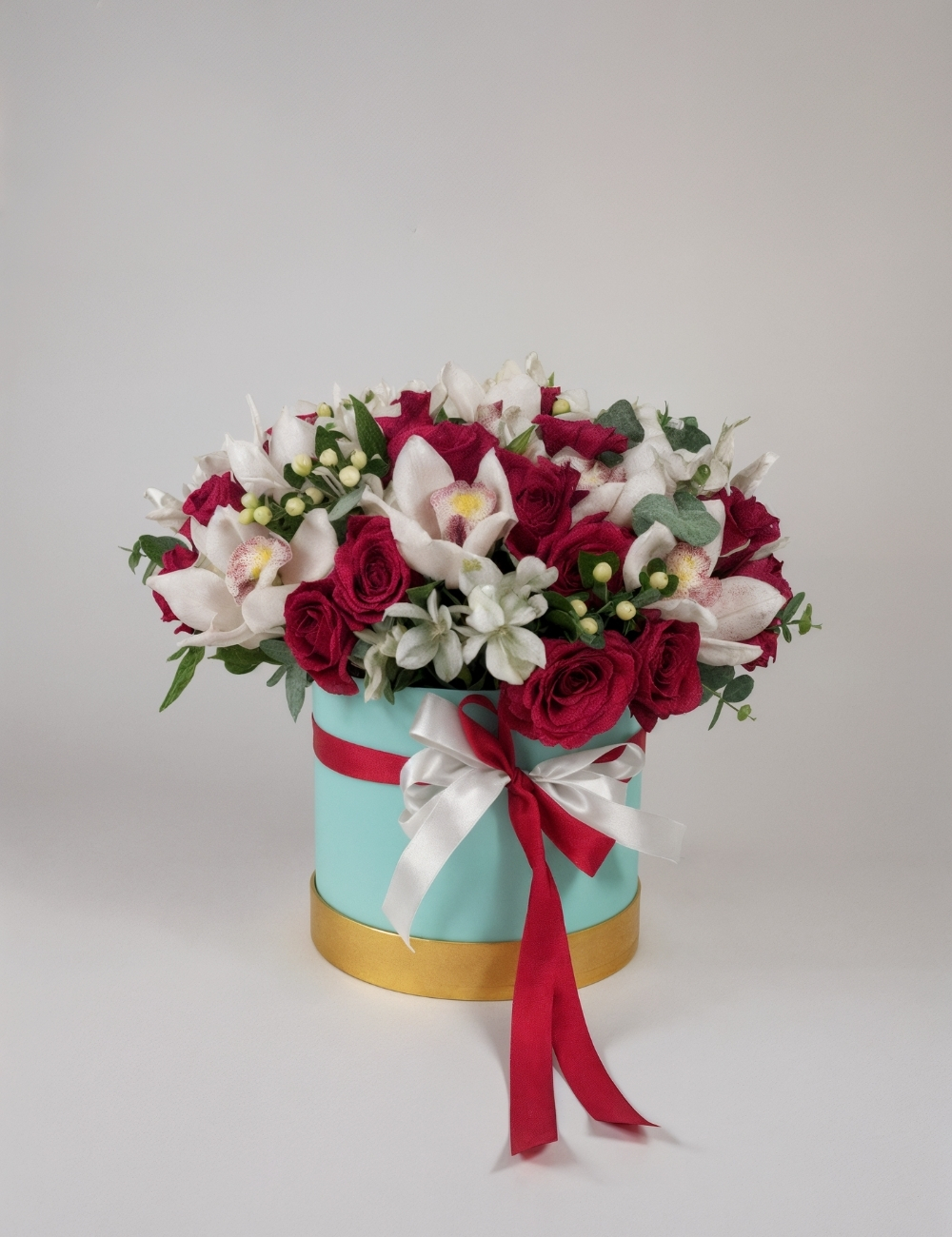 Цветы в коробке Дикая орхидея