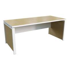 Стол руководителя на металлокаркасе STEEL EVO 17180 дуб светлый