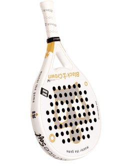 Ракетка для Padel Black Crown Piton White Soft