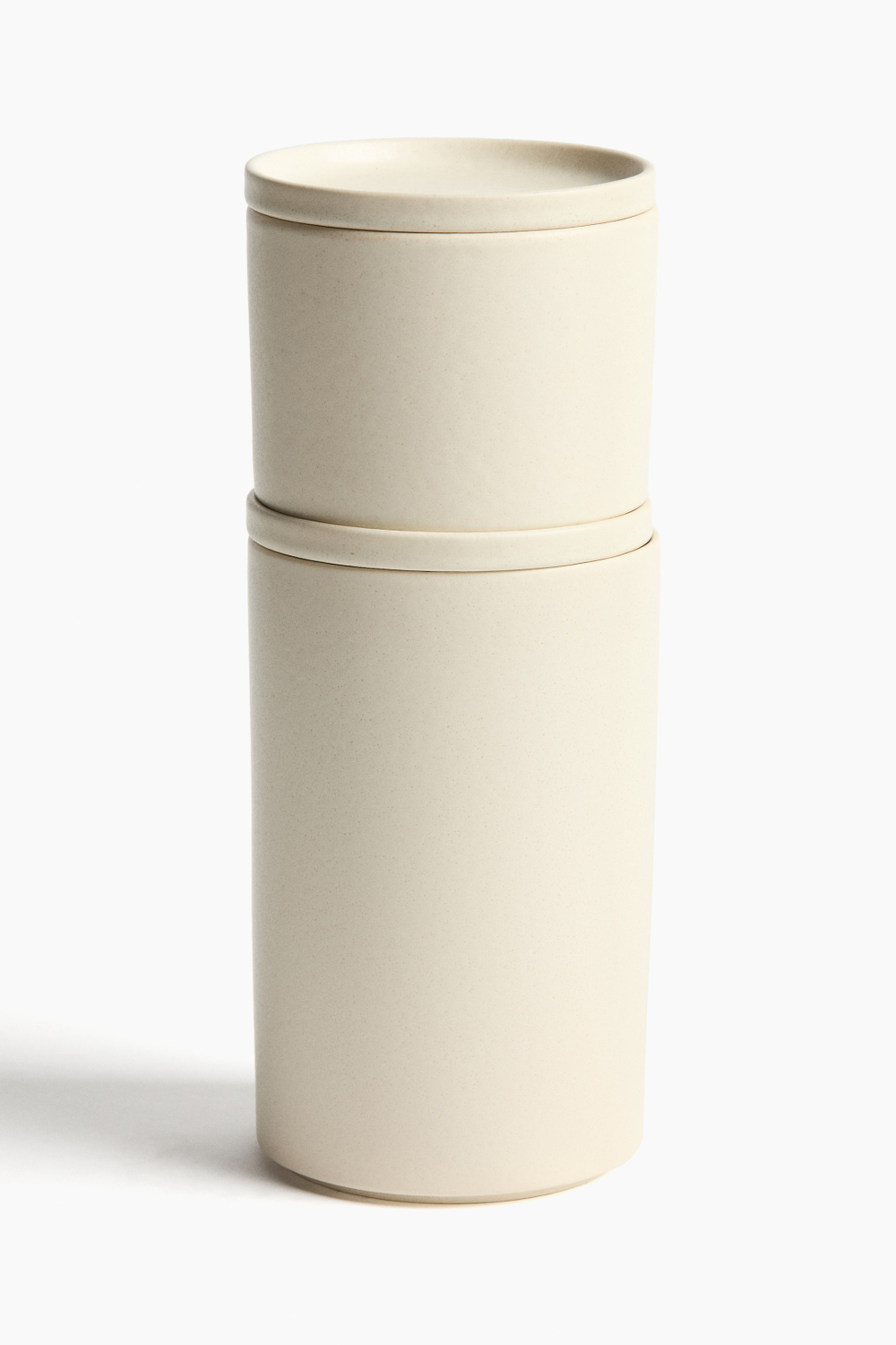 H&M HOME Керамическая банка для хранения, светло-бежевый