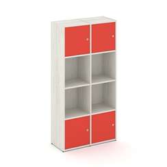 Locker plus Комплект №5 LK.K-005 Дуб Наварра/Красный 798*350*1593