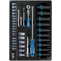 KING TONY (932-000MR) Набор инструментов в красной тележке, 173 предмета