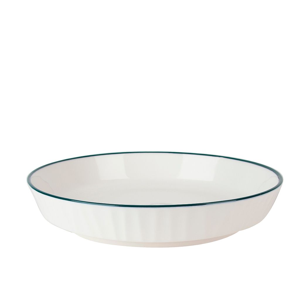 Тарелка "Notele.Green" d=18см. v=450мл. (фарфор) (без индивидуальной упаковки)